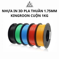 KINGROON PURE UNMIXED PLA 3D printing resin 1.75mm roll 1kg for 3D printers PLA Filament 3D Printer