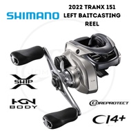 Shimano 2022  Tranx 151HG Left Handle Baitcasting Fishing Reel 1 Year Warranty with Free Gift Mesin Pancing BC Shimano