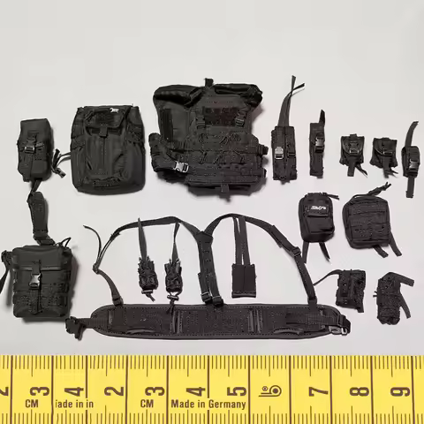 The Russian Soldier Man Hang Chest Vest Bags Waist Duty Belt Accessories For 12" Scene Component DIY