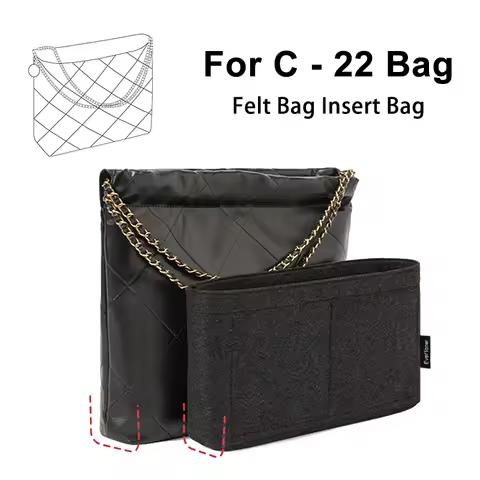 EverToner Felt Insert Organiser Bag For 22 Bag Organizer Bag In Bag Prevent Stain