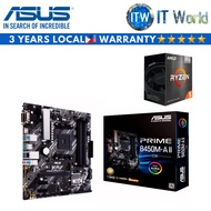 Itw | AMD Ryzen 5 5600GT Processor with Asus Prime B450M-A II/CSM micro-ATX Motherboard Bundle