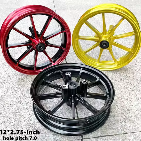 RPM 12*2.75-inch Aluminium Alloy Wheel Hub Front Rim For Yamaha Scooter RSZ FORCE JOG Niu Little mon