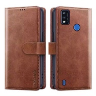 Wallet Phone case for ZTE Blade A51 with Card Holder Magnetic flip leather shockproof cover