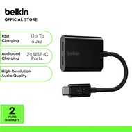 Belkin F7U081btBK RockStar™ USB-C Audio + Charge Adapter