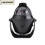 LAKAMIRY Marine Navigation Compass, LED Light Compass Car Compass Electronic Pivoting Compass, Marin