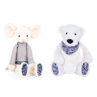 Singapore Airlines SQ Kris Junior Polar Bear Jumble Mouse Batik by Jellycat SIA Soft Toy Plushie Children