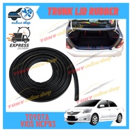 TOYOTA VIOS NCP93 REAR BOOT BONNET TAIL LID RUBBER GETAH BONET BELAKANG