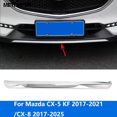 For Mazda CX-5 CX5 KF 2017-2021 CX-8 CX8 2017-2025 Front Bumper Lip Trim Body Kit Spoiler Diffuser P