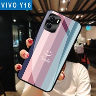 HP {H52} VIVO Y16 Glass Softcase - VIVO Y16 Phone Case - VIVO Y16 Phone Case - Vivo Y16 Softcase