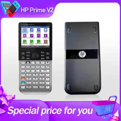 HP PrimeV2 Used Calculator G8X92AA HP Prime Graphing Calculator V2 3.5-inch Touch Color Screen Calcu