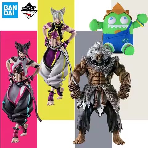 Bandai Ichiban Kuji Street Fighter 6 Juri Han Blanka Akuma MASTERLISE Character Model Collectible Or