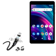 BoxWave Cable Compatible with BLU M8L (2022) - MagnetoSnap AllCharge Cable, Magnet Charging Cable US