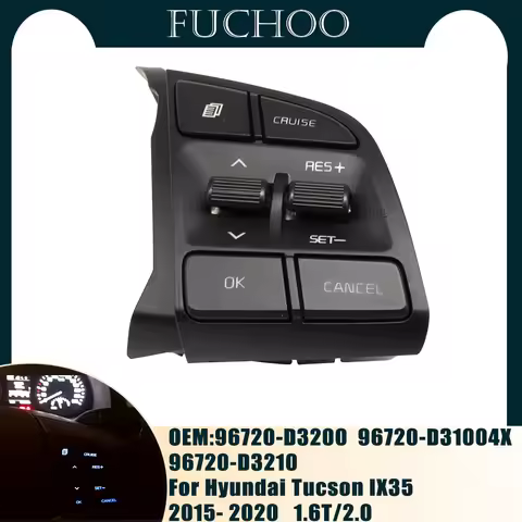 Hight Quality For Hyundai Tucson IX35 1.6T/2.0 2015-2020 New Steering Wheel Cruise Control Switch bu