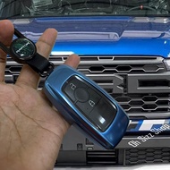 เคสโลหะรีโมทรถฟอร์ด Ford Everest , Ford Raptor 202 แบบ 2 ชั้น (Double-Layer Metal Aluminum Alloy Key Cover with transparent push button Guard 360) Ford Key Case Ford Everest, Raptor 2018-2020 Smart Key รุ่น 3 และ 4 ปุ่ม