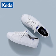 Keds2021 spring and summer new leather white shoes all-match basic low-cut lace-up ladies flat casual shoes good