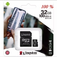 32GB การ์ด Kingston TF เป็นอะแดปเตอร์การ์ด SD การ์ดถาดการ์ด