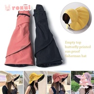 ROXUL Bucket Hat Women Summer Panama Hat UV Protection Foldable Sunshade Hat