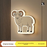 NMFG wall light living corner lamp hallway bulb shade lights dim light night bedroom warm decoration