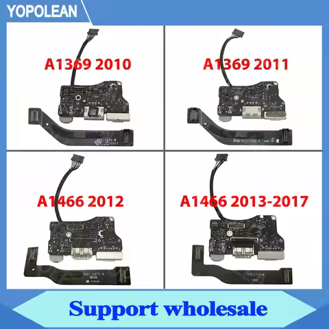 Charging Port I/O USB Power Audio Board For MacBook Air 13" A1466 A1369 Power DC Jack 2010 2011 2012