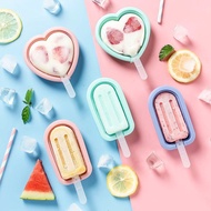 Silicone Ice Cream Mold Love Household Homemade Ice Grid Net Red Popsicle Popsicle Ice Cream Ice Cream Mold Independent