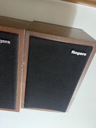 已壞 舊款 Rogers 喇叭一對 (大約80-90年代) 代朋友當零件出售