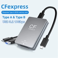 2-in-1 CFexpress Type A &SD Card Reader Memory Card Reader Support for/Windows/ OS Portable CF Expre
