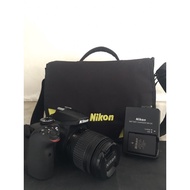 Nikon D3400 + AF-P 18-55mm ED VR Lens ( used)