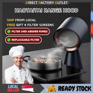( SG CHEAPEST ) Haotaitai Desktop Range Hood - Portable Kitchen Oil Fume Purifier Hot Pot Barbecue