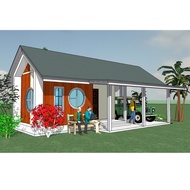 House Model CS2-038 (38 Sq M.)1 Bedroom 1 Bathroom (Structure Wood Steel And Concrete) 3-3.6 Billion