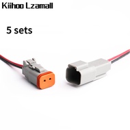 5sets 2 3 4 6 8 12 Pin Deutsch DT Automotive Sealed Electric Plug Waterproof Male Female Connector W