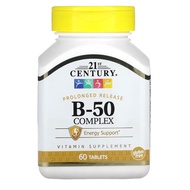 21st Century, B-50 Complex, Prolonged Release, 60 Tablets