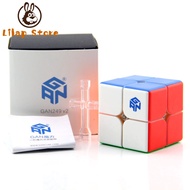 จริง GAN 249 V2 2X2 Magic Cube ปริศนาแม่เหล็ก Smooth Rubik 2x2x2 679