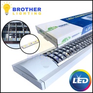LED Louver Fitting Celling Light 24W / 36W Fluorescent Light Long Light 2ft / 4ft Warm White Brother