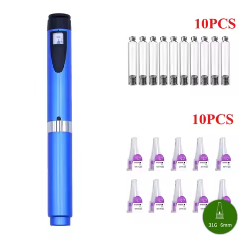 Peptide Insulin Pen Cartridge Reusable Pen Injector 3ML Insulin Peptide Storage Box Portable Insulin