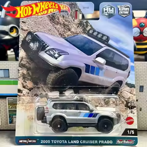 Genuine In Stock Hot Wheels Premium Car Culture 1:64 2005 Toyota Land Cruiser Prado HW Off Road Boy