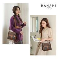 HIKARI HANAMI Latest Sling Bag TA1218B7 Beautiful BrownHIKARI Elegant LeatherWanita
