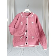 REBECCA KNIT CARDIGAN WITH RIBBON STRAP/KNITWEAR KNITWEAR WOMAN CARDIGAN WOMAN