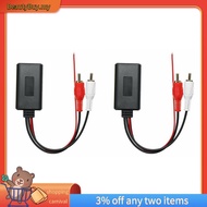 2Pcs Car Wireless Bluetooth ule Music Adapter RCA AUX Audio Cable Universal 2RCA Interface Bluetooth