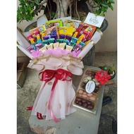 bouquet coklat,barang dapur,aksesori,alatulis dan lain²