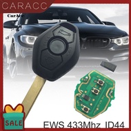 <CarAcc> 433MHz 3 Buttons Remote Car Key Fob with ID44 Chip for BMW E46 E39 3 5 7 Series