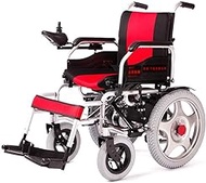 Fashionable Simplicity Elderly Disabled Electric Wheelchair Elderly Scooter Disabled Walker - Red Wheelchair