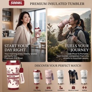 500ml Flower Coffee Tumbler SUS 316 Stainless Steel Tumbler/