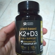 Vitamin K2 D3 5000 Iu Vit D3 500 Iu Skin Vitamin Beauty Supplements