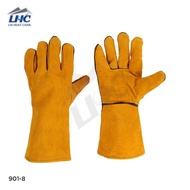 901-8 YUGE Yellow Leather Welding Gloves 35cm
