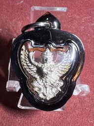 鷹皇 龍婆屈拉 2538 雙錢袋 鷹神 純銀版 法輪印 泰國佛牌 佛牌 聖物