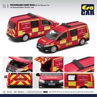 全新 正品 ERA#51 Volkswagen Caddy Maxi - UK Fire Rescue Car 1st SP Edition(盒裝未拆）