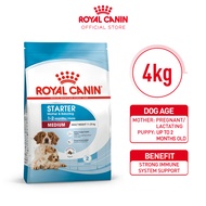 Royal Canin Medium Starter Mother & Babydog (4kg) Dry Dog Food - Size Health Nutrition