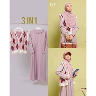 ivy dress jilbrave Polos Casual Wanita Muslim