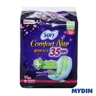 Sofy Comfort Night Wing Anti-Bacterial 35cm 14's