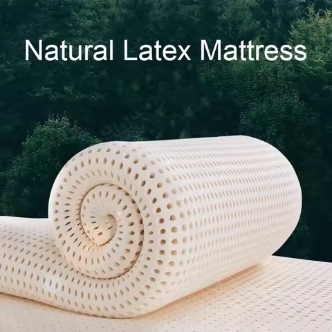 Natural Thailand 100% Latex Mattress Raw Liquid Mattress Rubber Cushion Double Single Home Tatami Ma